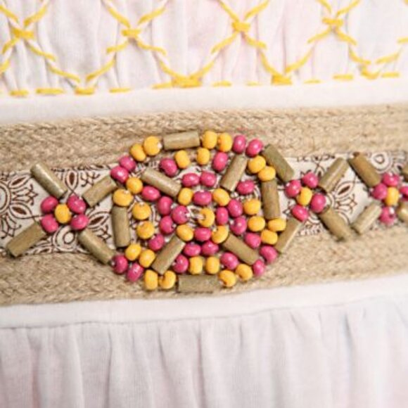 Rare Free People Luau Eyelet Top in White ASO Gabriella Montez - Picture 5 of 10